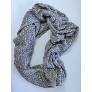 Gray Infinity Loop Scarf
